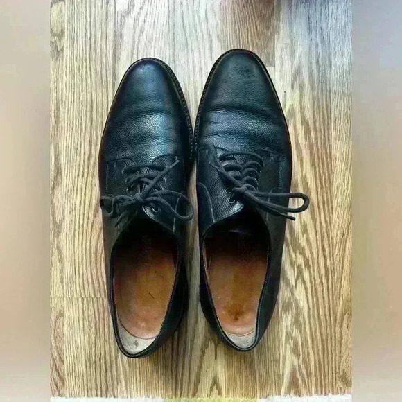 Salvatore Ferragamo Other - Salvatore Ferragamo Men’s Black Pebbles Leathern Oxford Shoes - Size 12